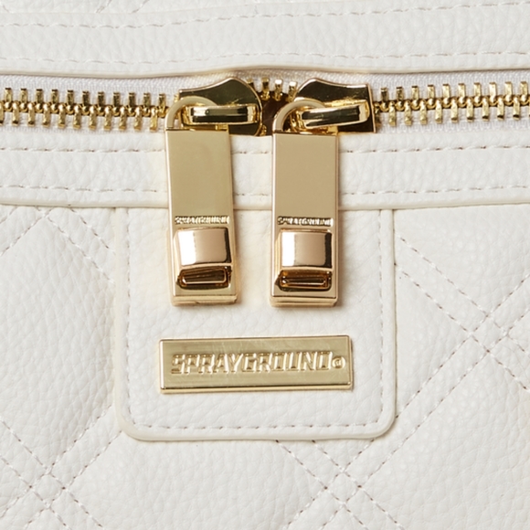 #SPRAYGROUND 💫Rivera Le Blanc Gold Chain Mini Duffle Bag# Cosplay Great! - Picture 8 of 15